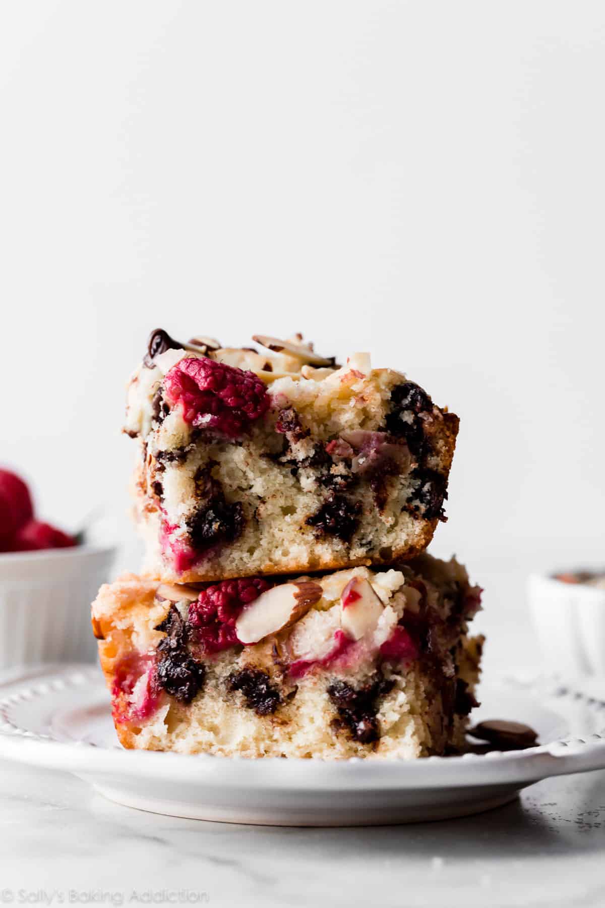 dark chocolate raspberry coffee cake