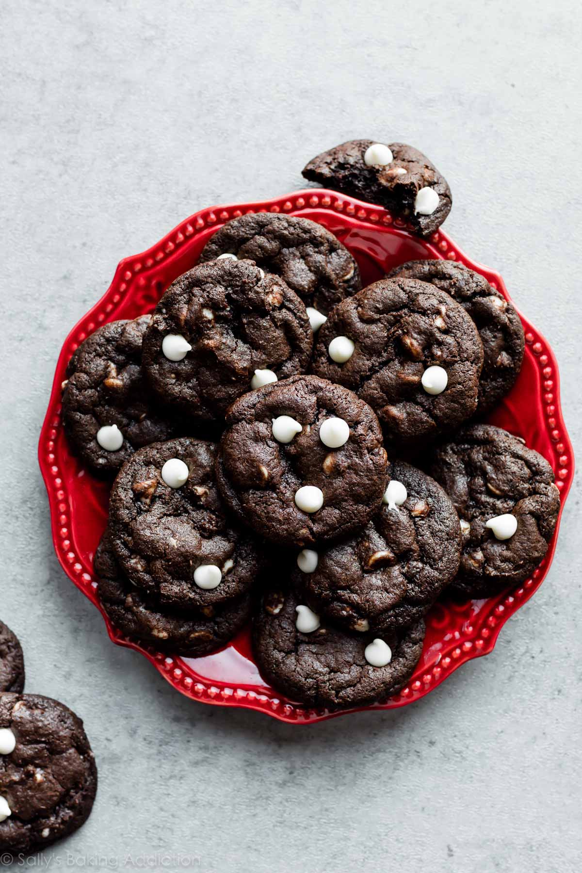 chocolate white chocolate chip cookies
