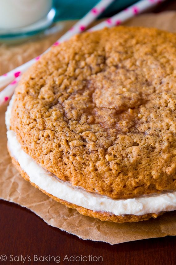 one giant oatmeal creme pie