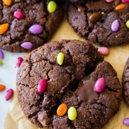 flourless dark chocolate almond butter cookies