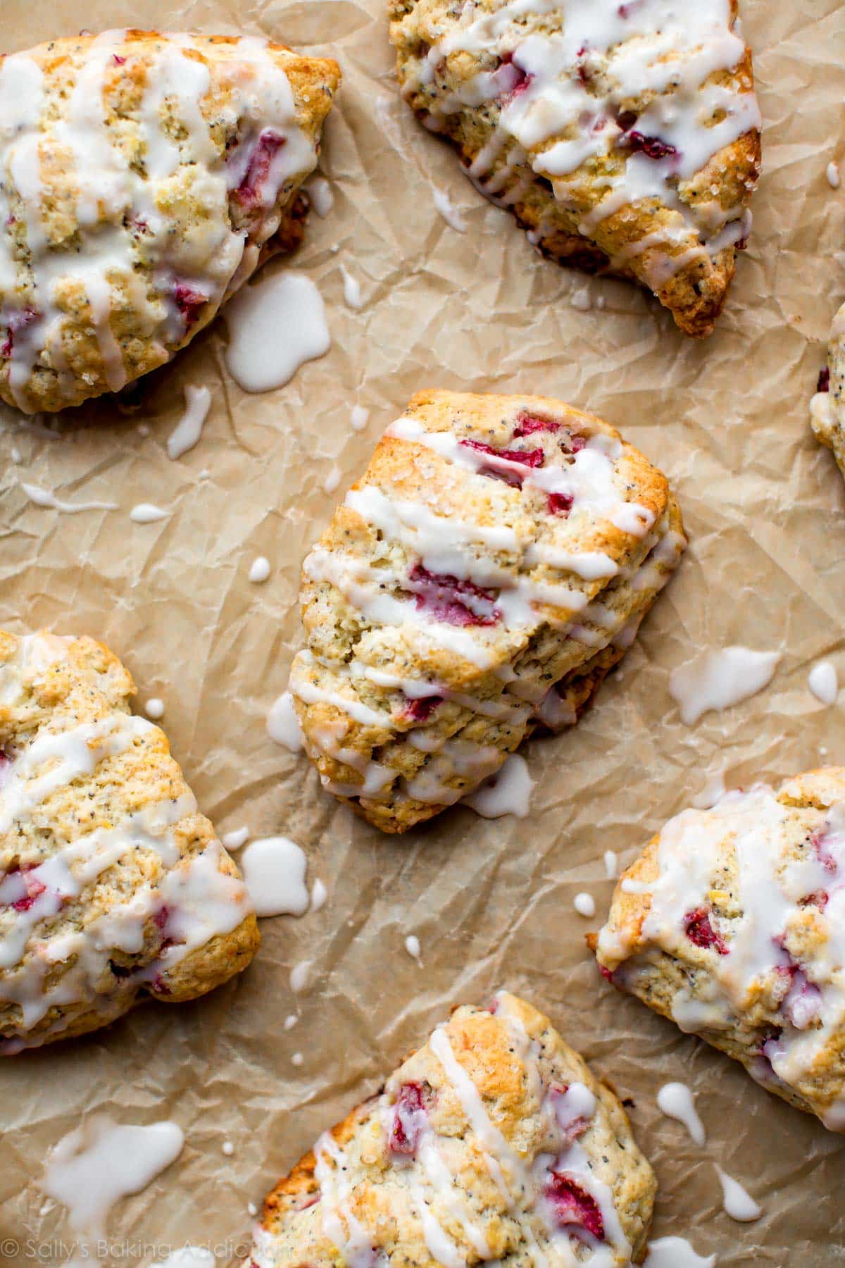Strawberry scones