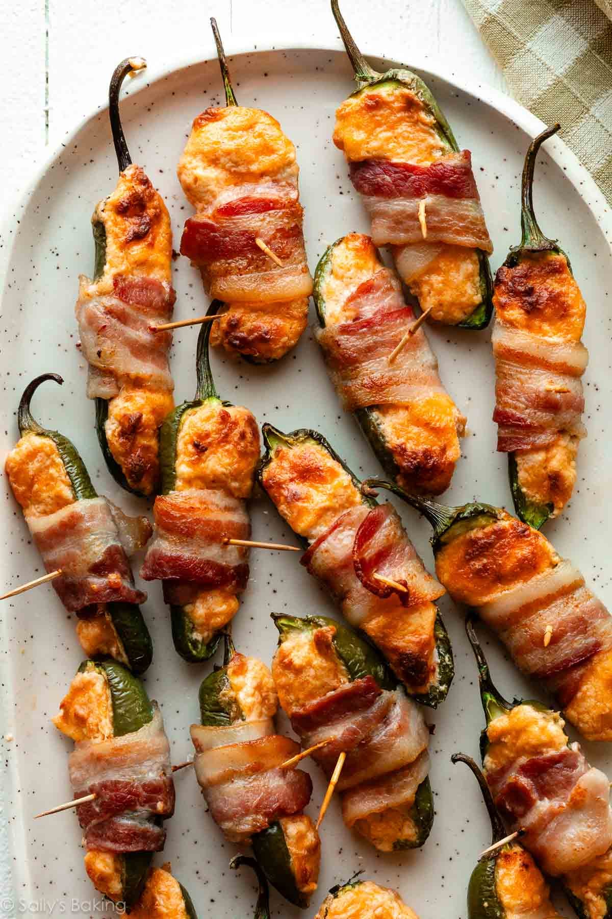 cheese-stuffed jalapeños.