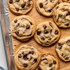 brown butter chocolate chip cookies.