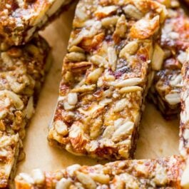 vanilla almond snack bars