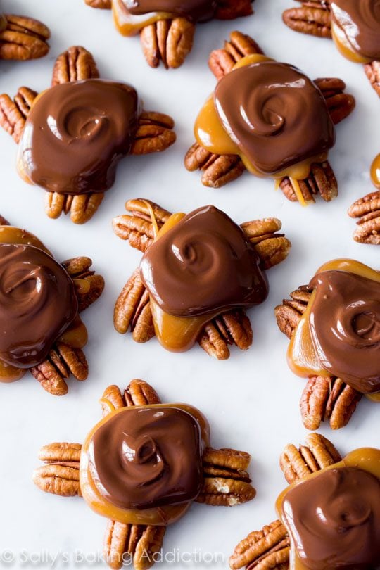 pecan chocolate turtles