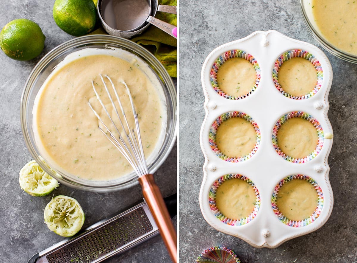 margarita cupcake batter
