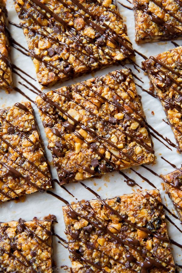 chocolate peanut butter snack bars