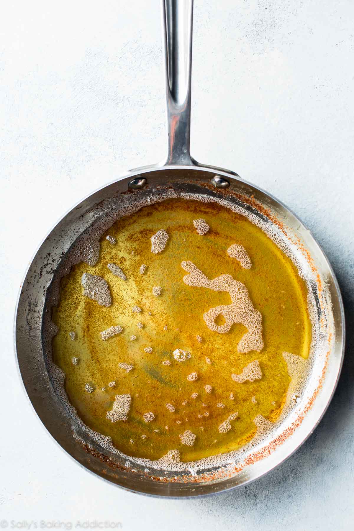 brown butter in a skillet