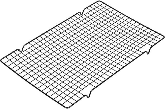 black wire cooling rack