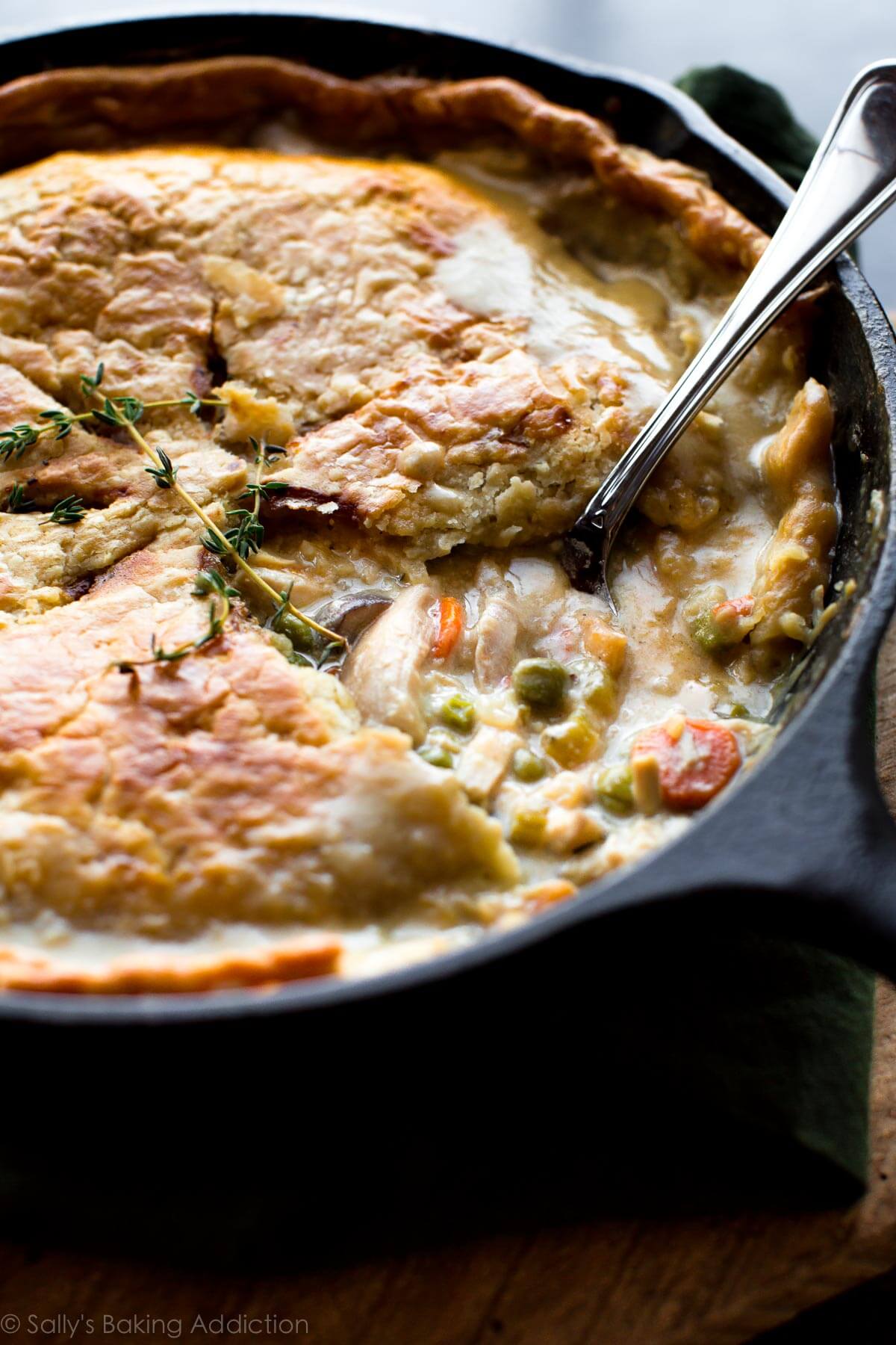 skillet pot pie