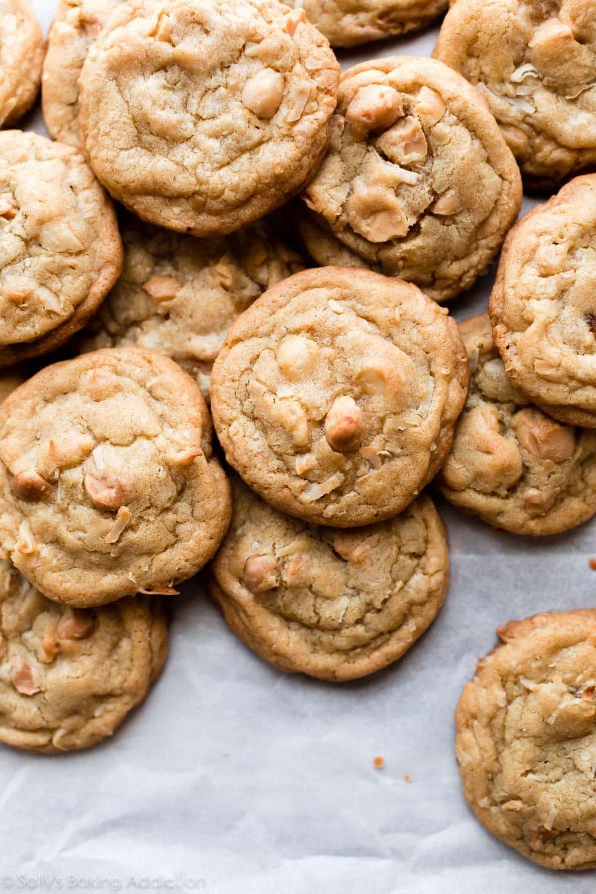 coconut macadamia nut cookies