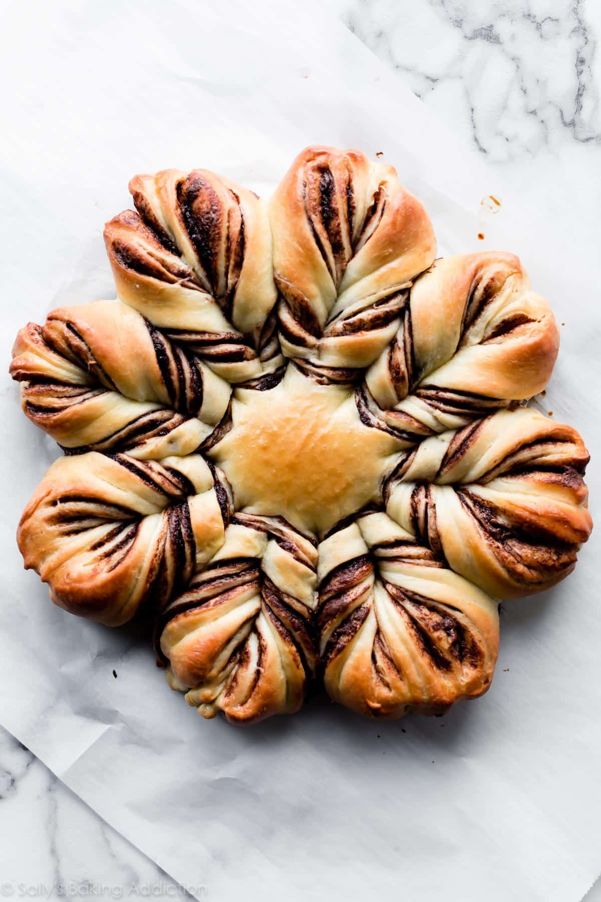 Nutella star bread
