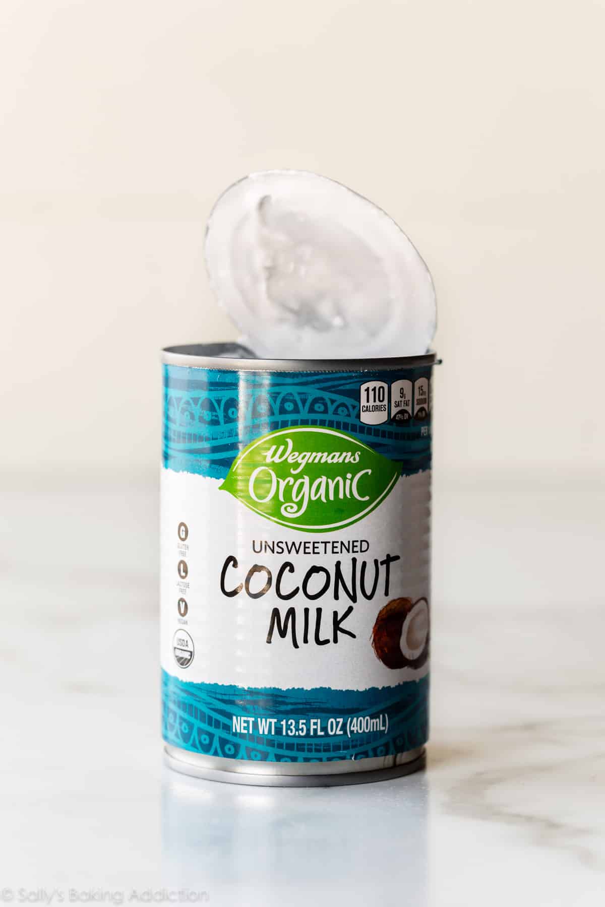 Can of coconut milk