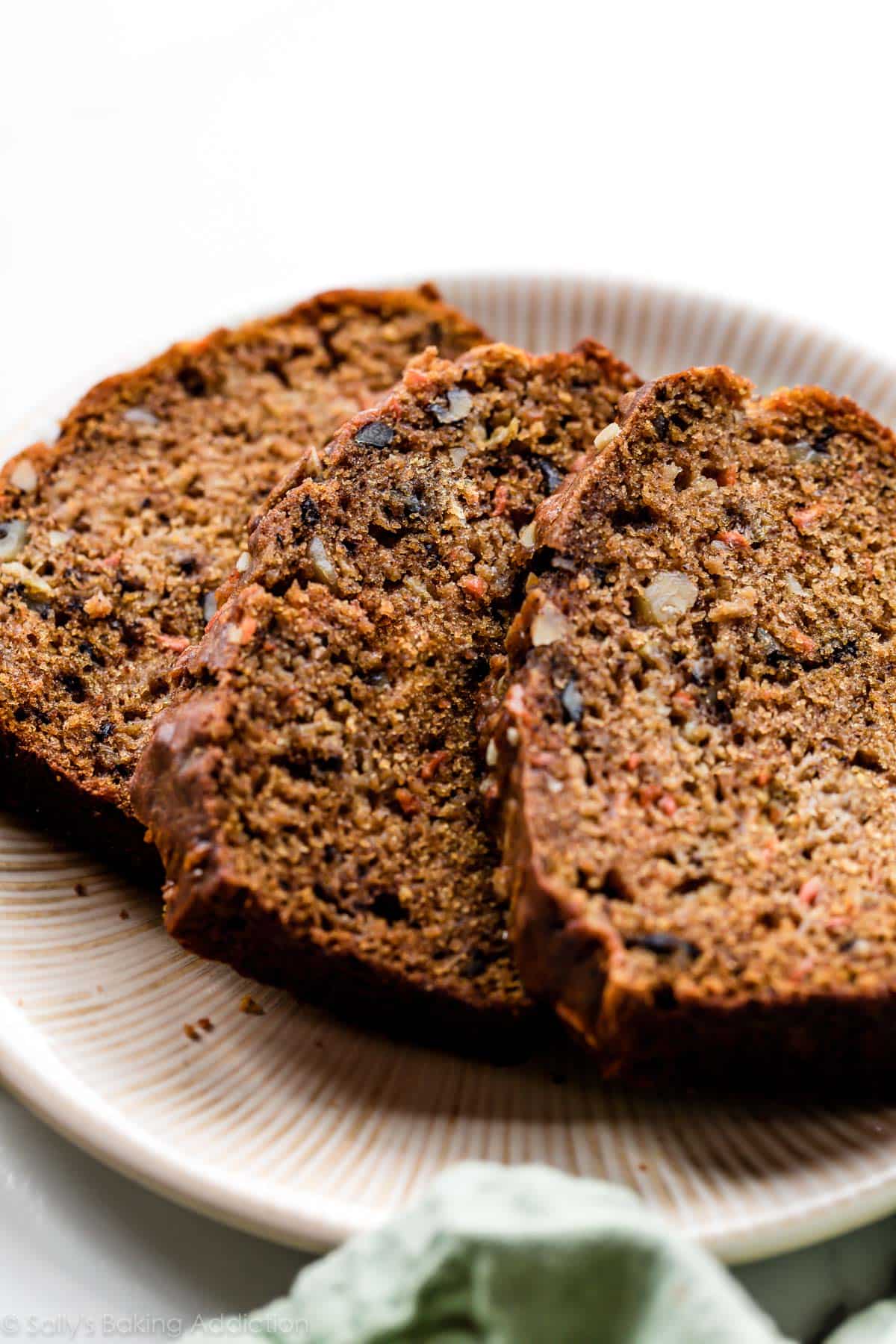 slices of spice bread on a plate