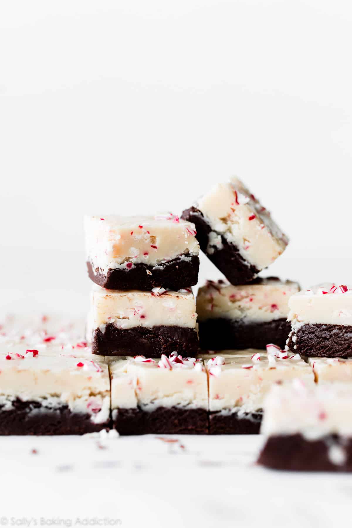 peppermint bark fudge