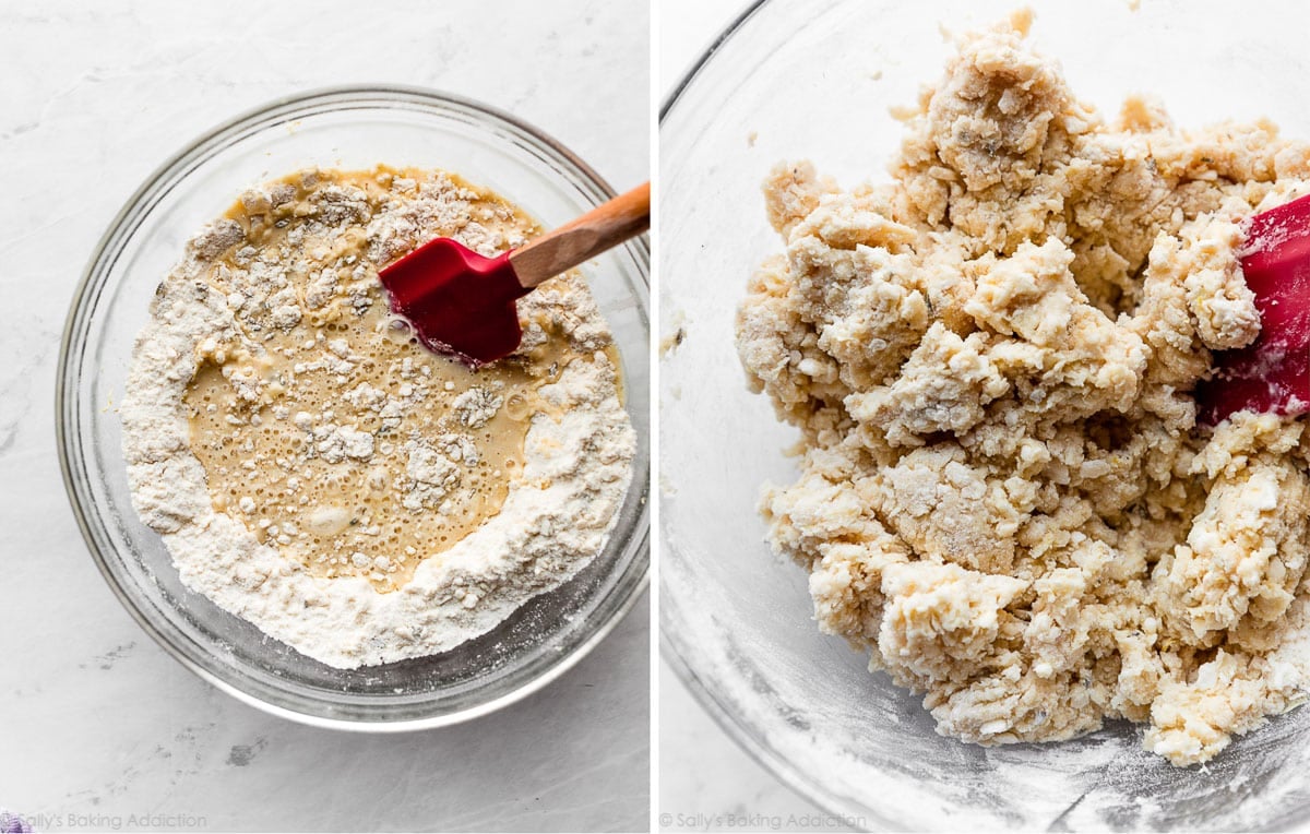 buttermilk lavender scone dough