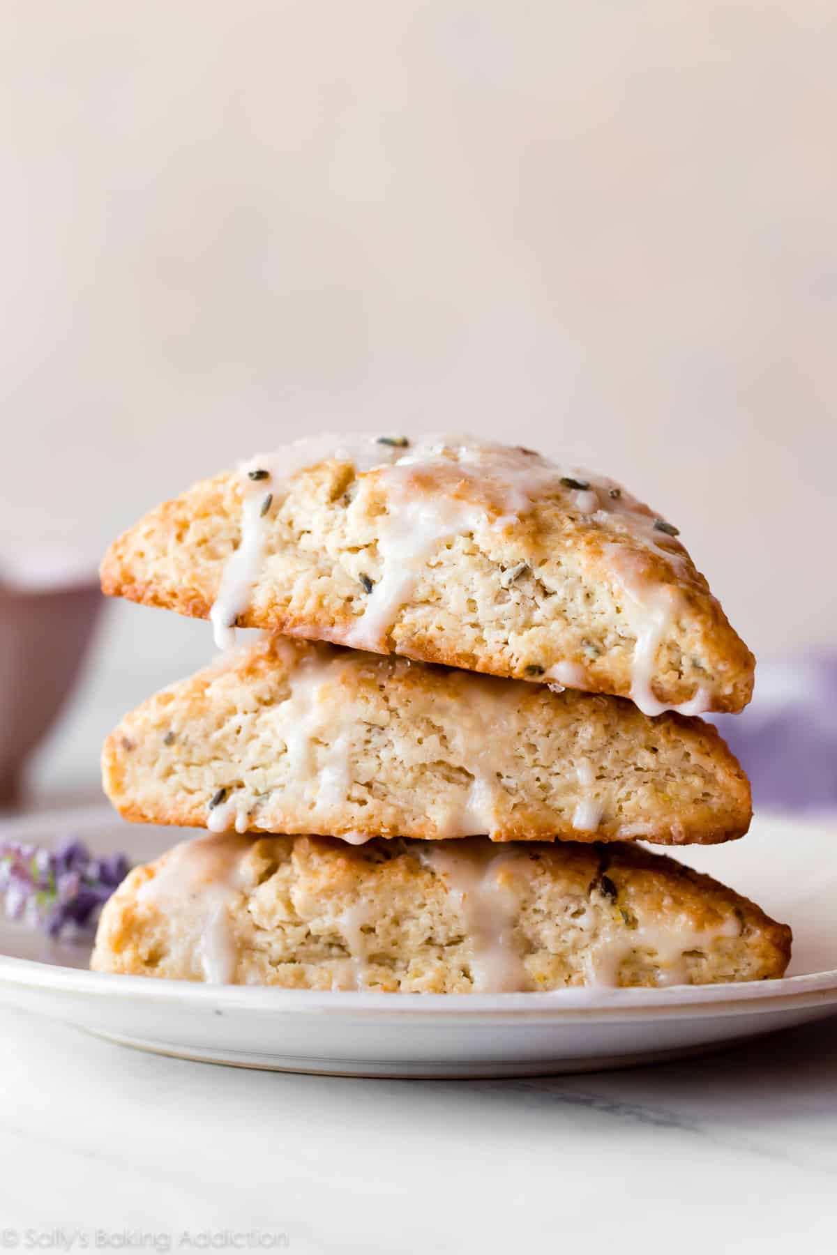 lemon and lavender scones