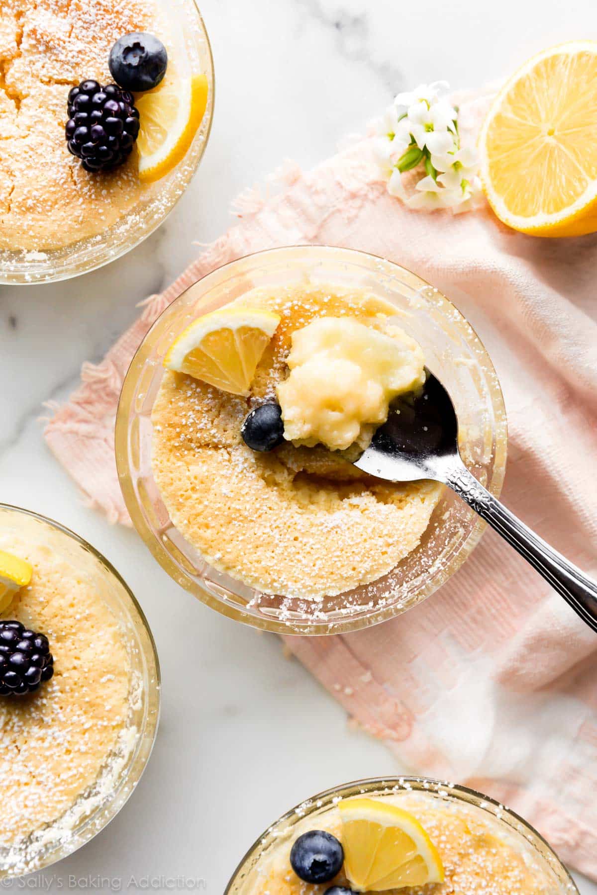 lemon pudding cakes