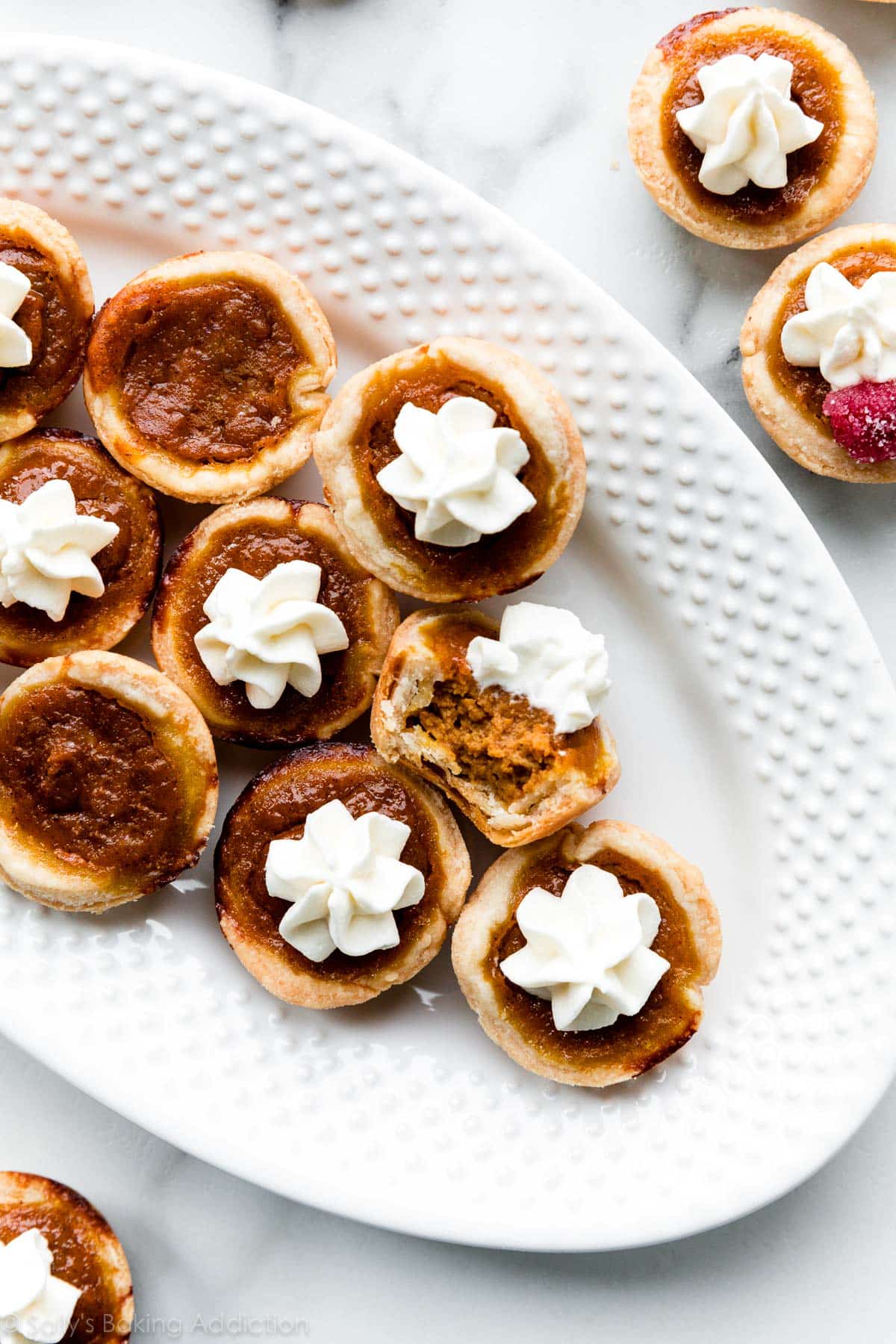 mini pumpkin pies