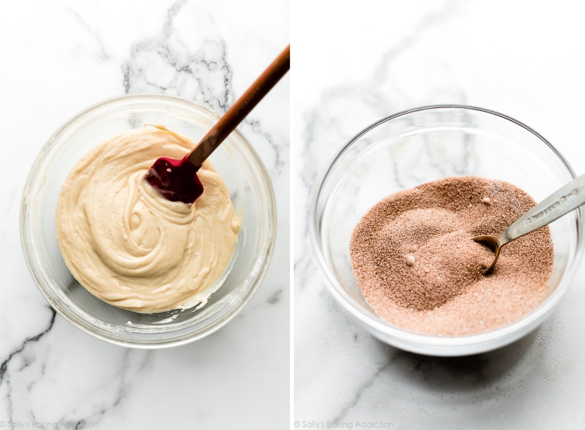 cinnamon swirl quick bread batter