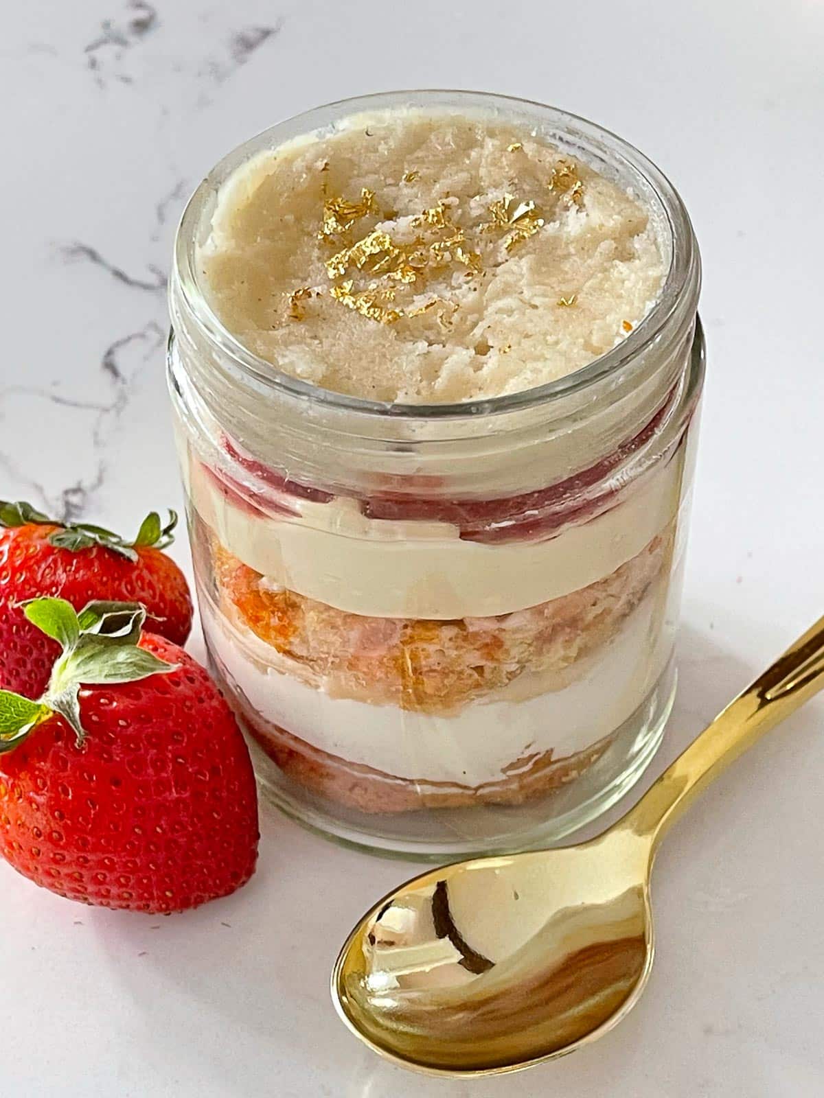 strawberry cake jar