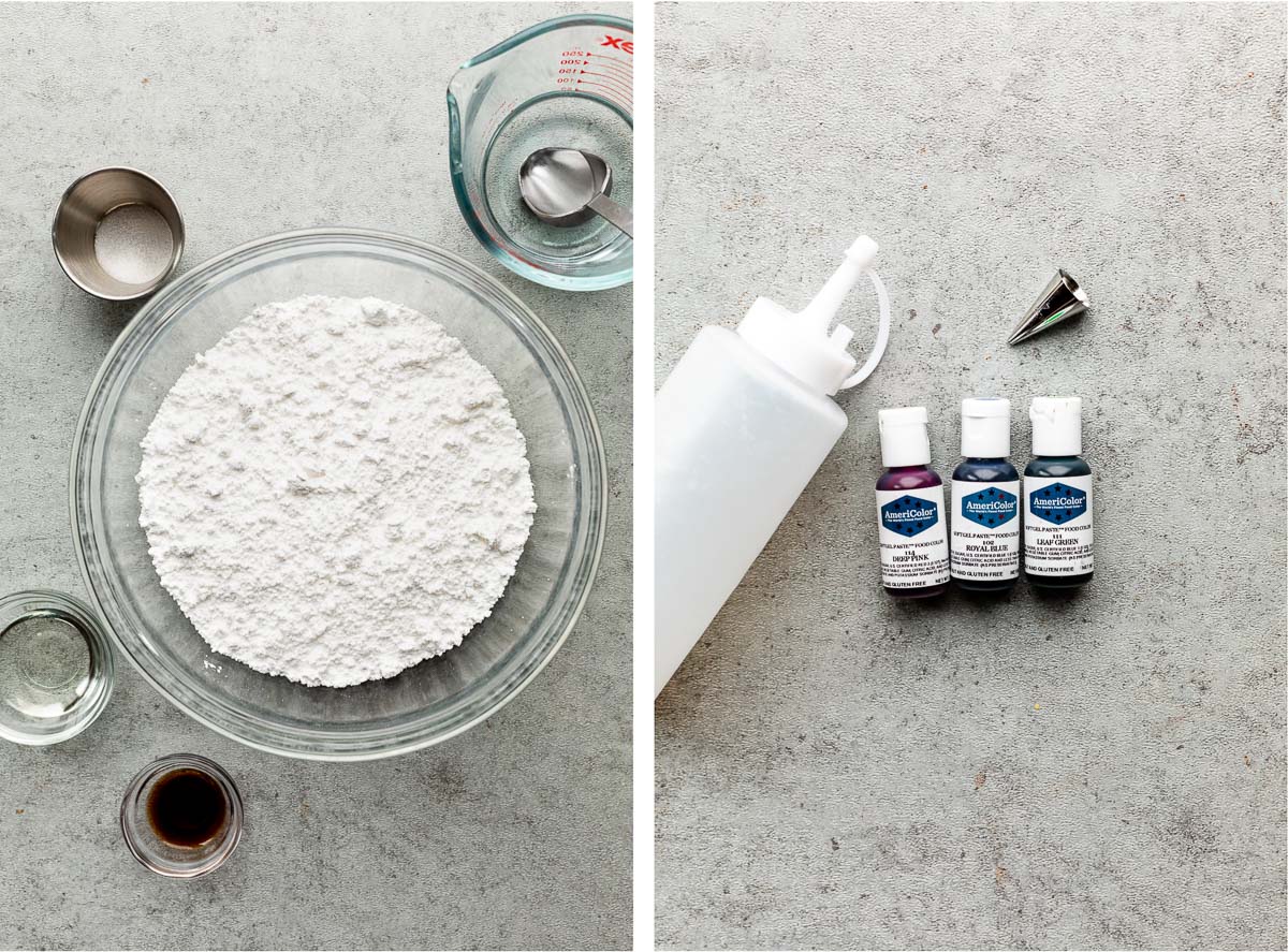 confectioners' sugar and other icing ingredients