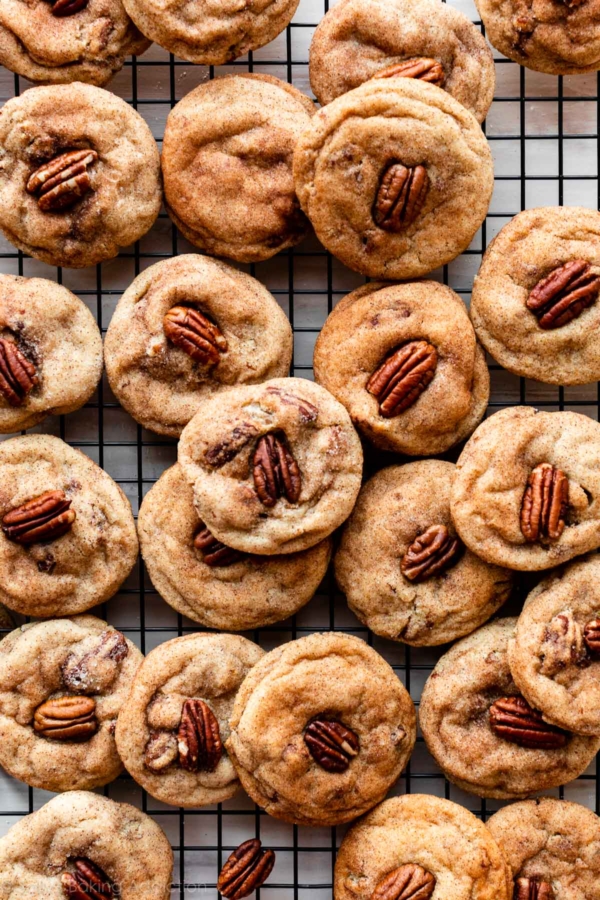 maple pecan snickerdoodles