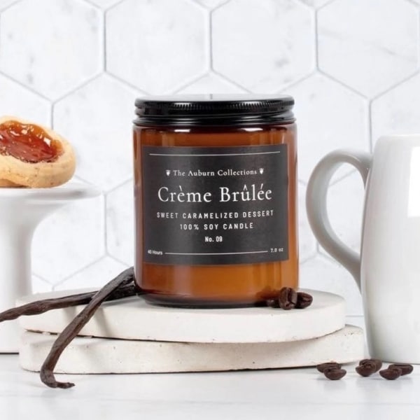 creme brulee candle.