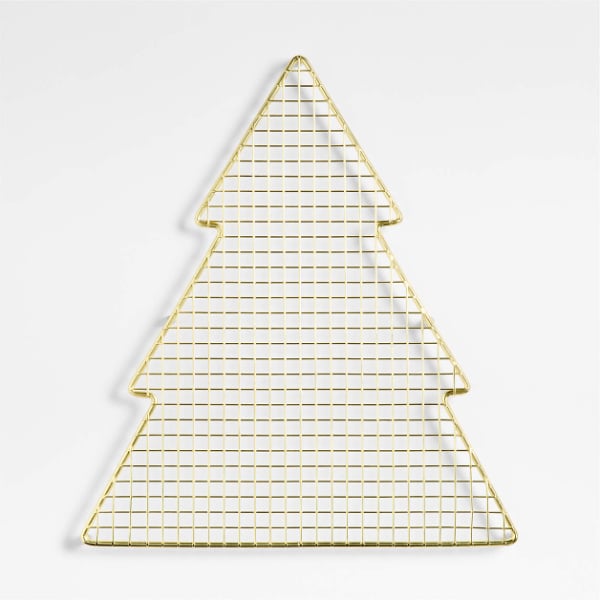 brass tree shaped baking cooling rack.