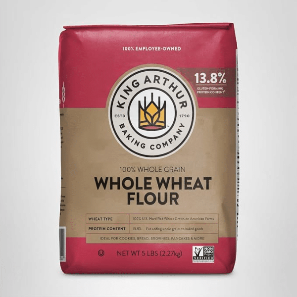 bag of whole wheat flour.